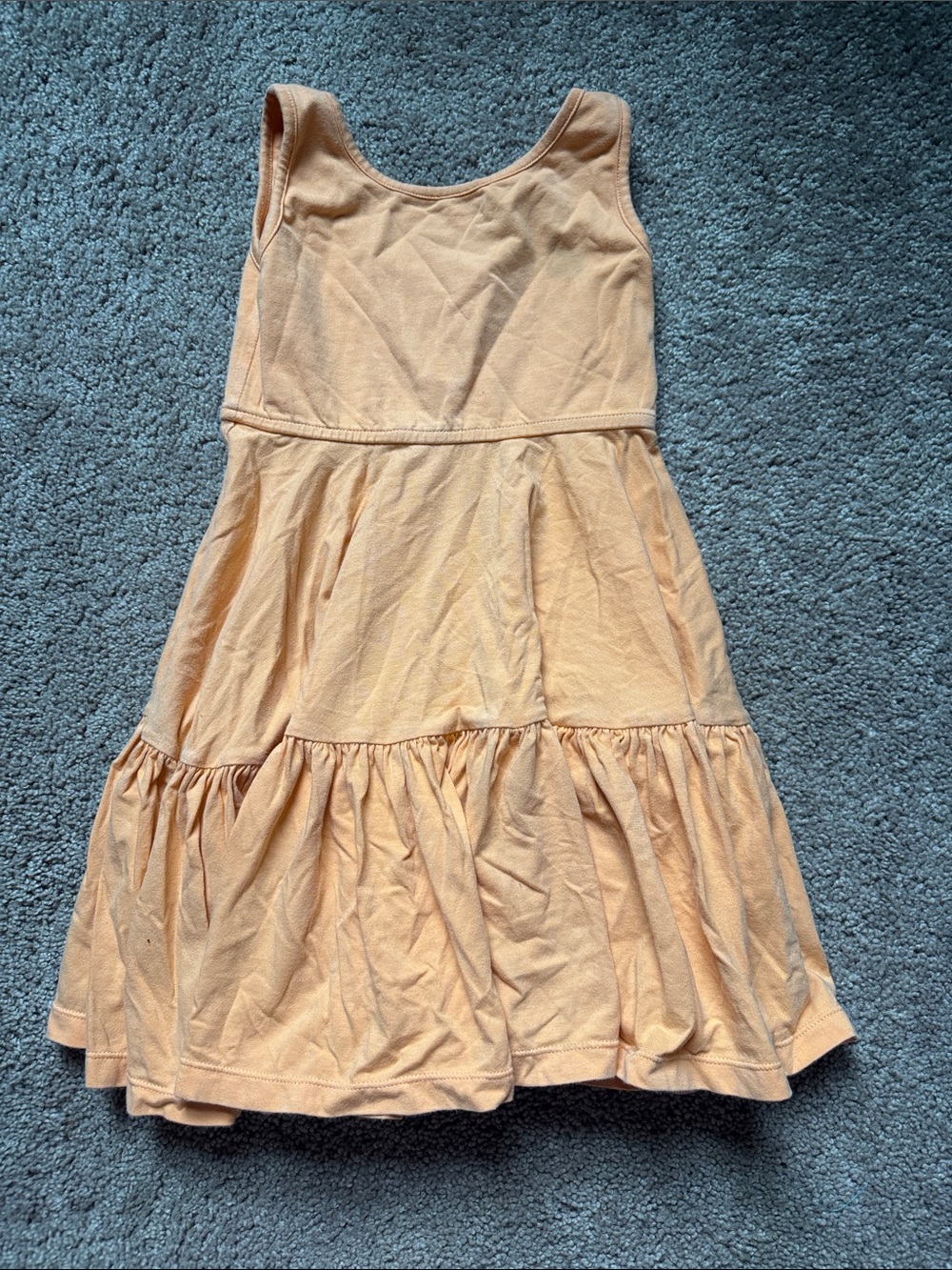 Well Dressed Wolf - Omi Jo - Orange Tiered Tank Dress